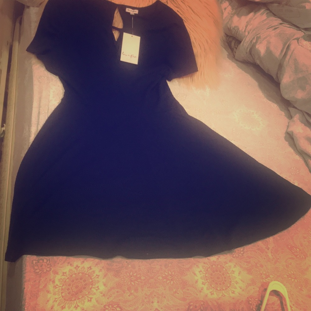 Blue dress